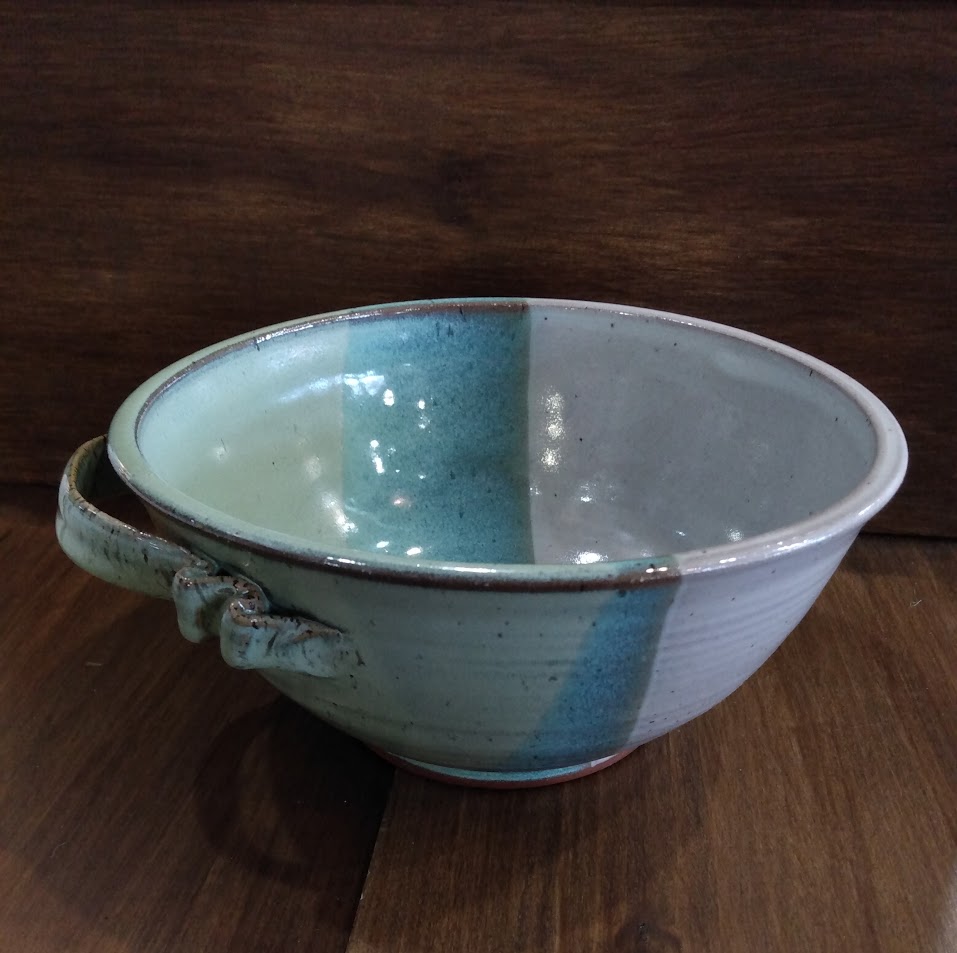 Grey/Blue/Green Ceramic Bowl