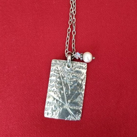 Sterling silver necklace by Gale Schlagel