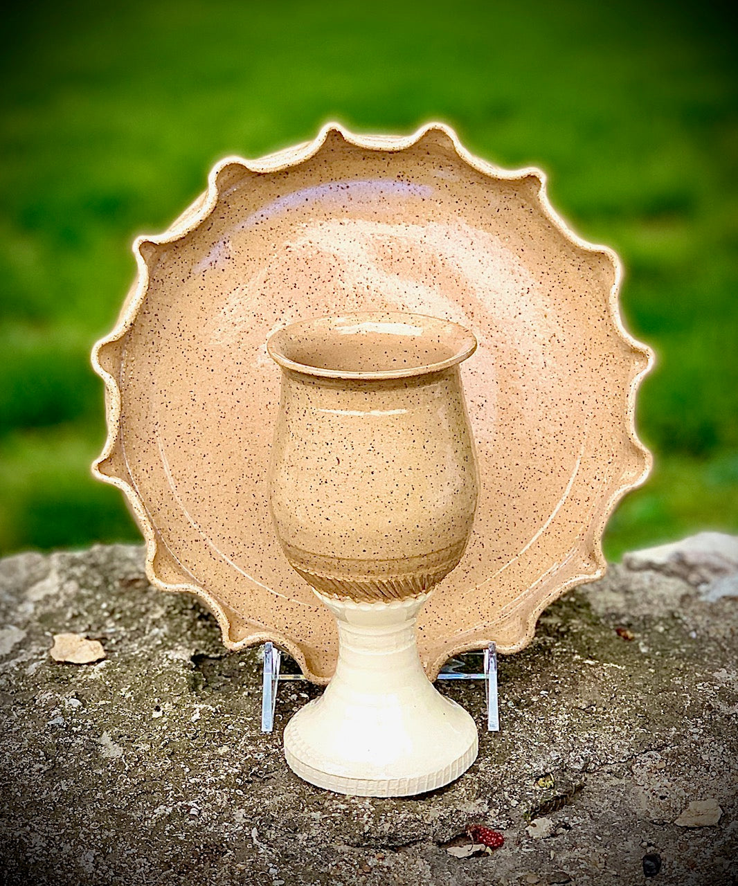 Handmade Ceramic Chalice sets